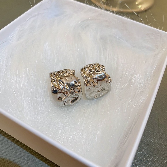 Medium Silver Earrings - Picture 4 of 9